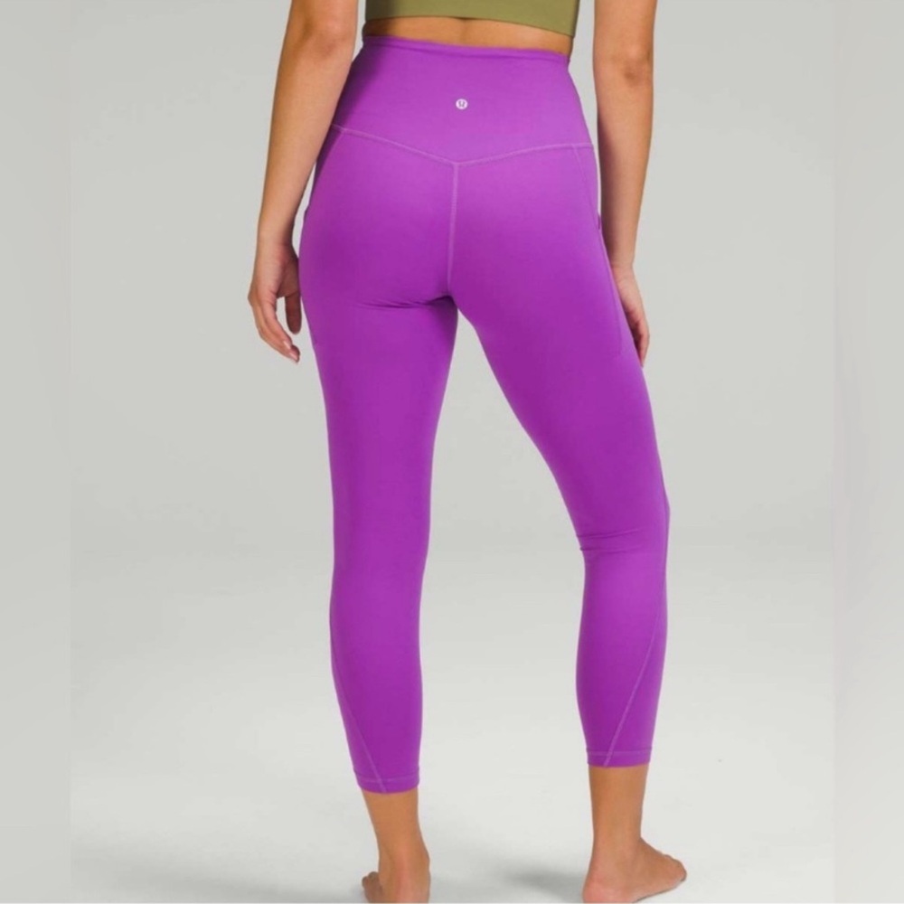 Bundle of 2 Pair Lululemon Align High-Waisted Leggings 25” Size 2 With Pockets